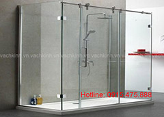 Phòng tắm kính hiện đại tại Thạch Thất